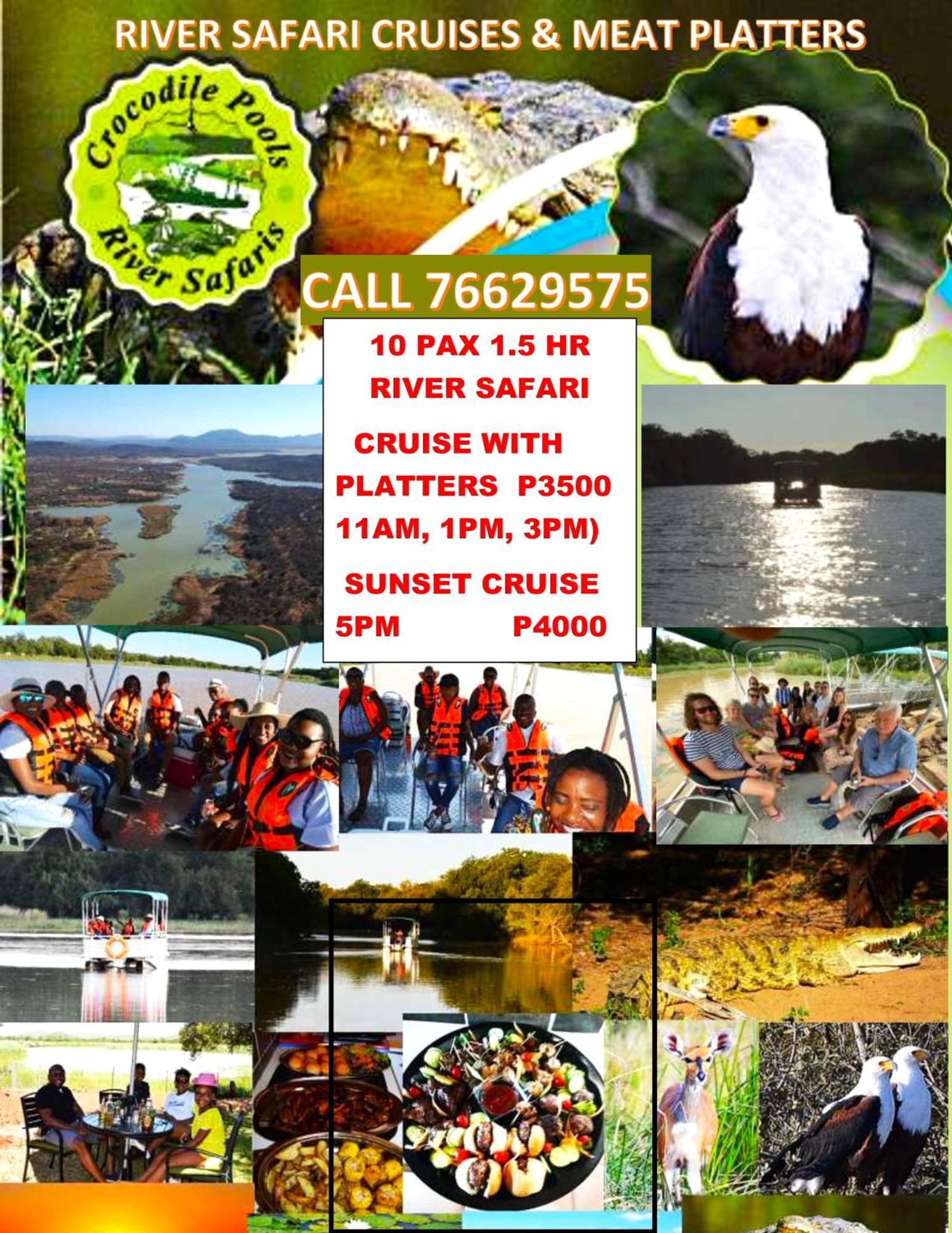 Crocodile Pools River Safaris Gaborone Exterior foto